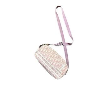 Y2K Authentic Christian Dior Pink Trotter Crossbody Bag and Tee